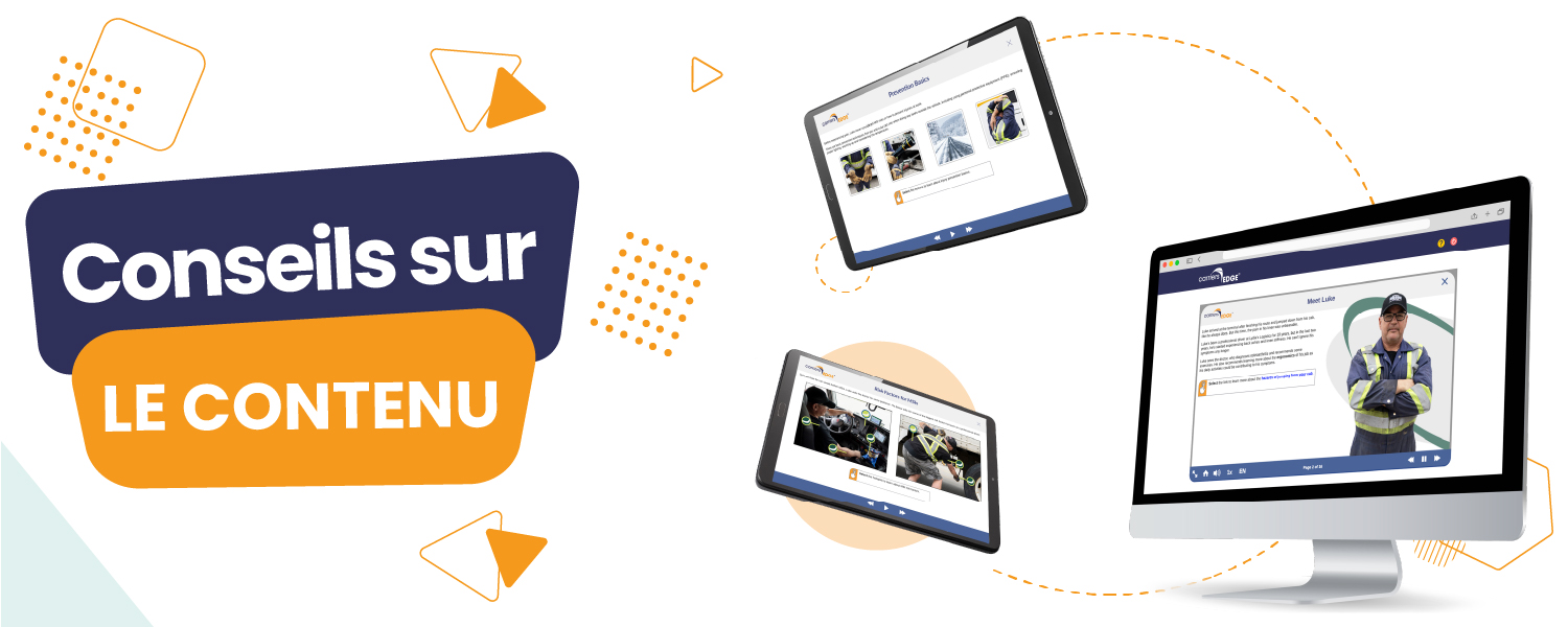 Conseils de contenu et tablettes flottantes