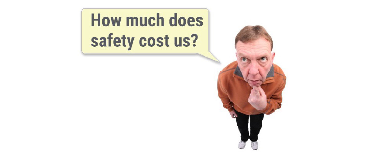 Man asking how much safety costs