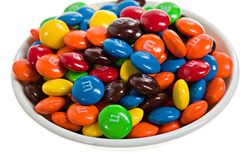M&Ms in a bowl