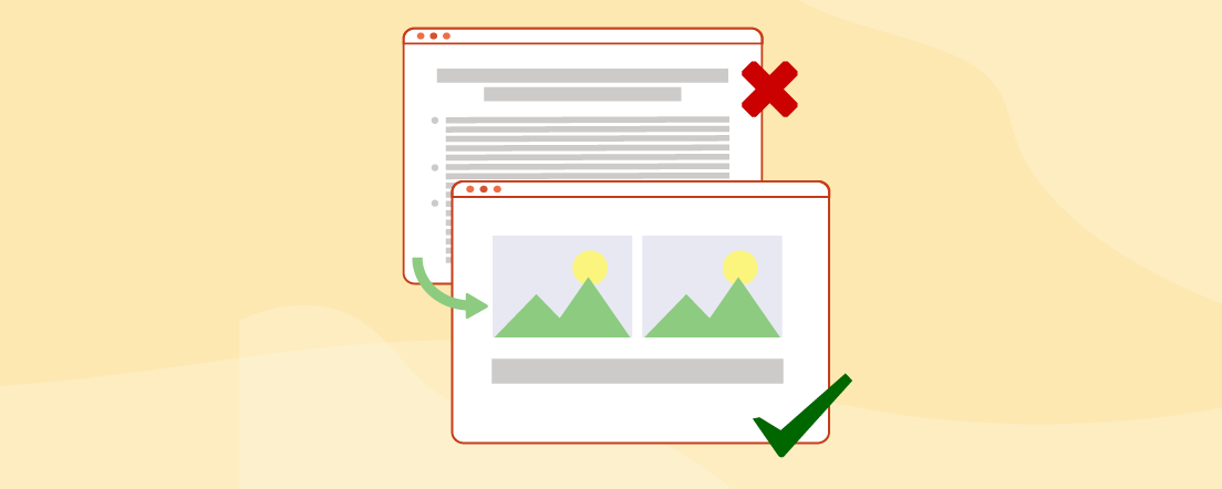 Good and bad PowerPoint slides