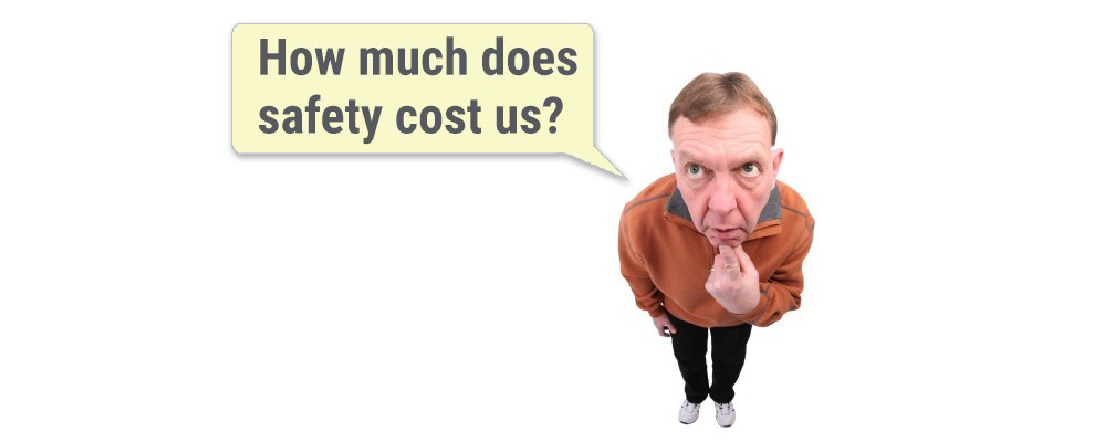 Man asking how much safety costs