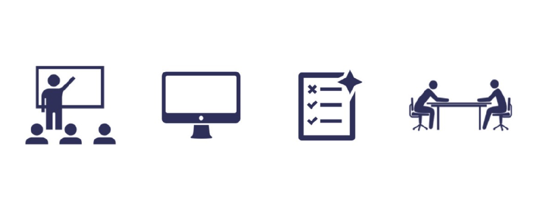 Different ways of learning material