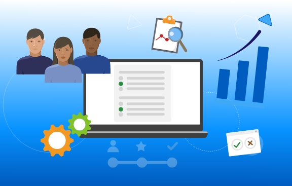 En-tête du site Web page Tests autonomes