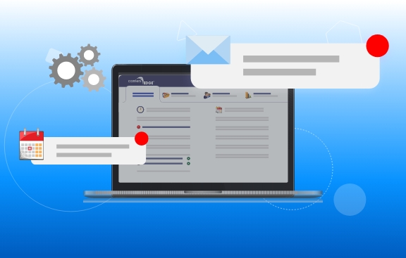 En-tête du site Web page Gestion des rappels automatisés