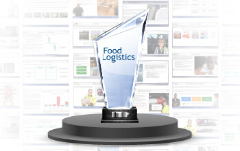 Food logistics trophy on a pedestal